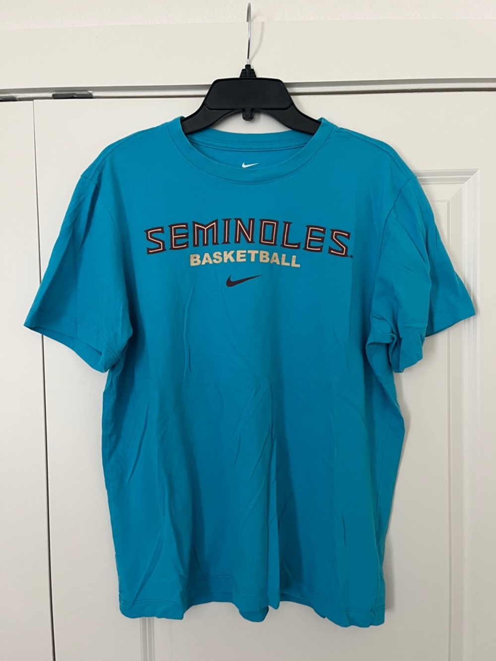 Nike Teal Seminoles Basketball Tee